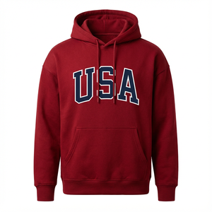 Pull en coton de haute qualité pour hommes, sweat-shirts oversize pour hommes, couleur bordeaux pour la collection d'hiver, la couleur rehausse l'ensemble de l'apparence - Product Image 3