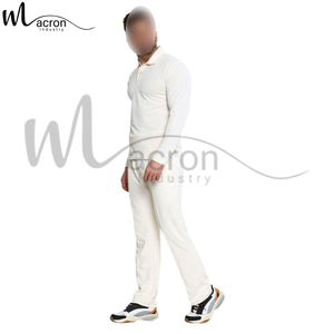 Newest Top Style Product Sportswear For <b>Cricket</b> Playing Games And Practice In Pure White Color <b>Cricket</b> Uniform For Adult Wear - Product Image 3