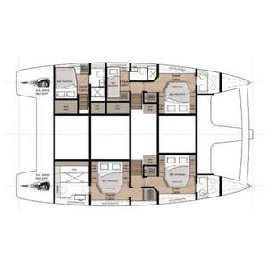 Yate de Vela de Lujo Sunreef 50 2023 de Aluminio y Carbono con Motor de 2x150 CV para Aventuras Acuáticas - Product Image 1