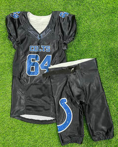OEM Haute Qualité 2025 Sublimation Uniformes De Football Pour Les Jeunes Maillots De Football Américain Porter - Product Image 1