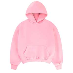 <b>Hoodies</b> Custom logo 430gsm Heavyweight Thick <b>Fleece</b> Screen Printed Pullover Unisex Oversized Drop 100% Cotton - Product Image 5