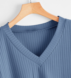 Débardeur d'été décontracté et durable pour femme, à manches courtes, de haute qualité, avec impression personnalisée, tendance - Product Image 3