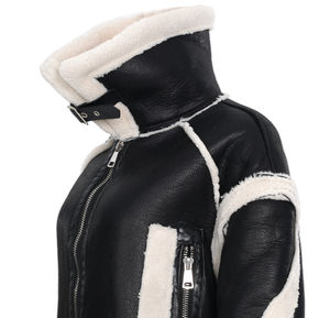 Loose Fit Oem Women's Genuine Women's Leather Jacket Stylish Durable Ideal Custom Branding Coats Women's Leather Jackets - Product Image 6