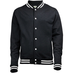 Veste Letterman surdimensionnée personnalisable pour hommes avec col montant High Street Style Automne Colorblock Motif OEM Design vierge - Product Image 1