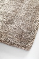Tapis personnalisé en soie de bambou tissé à la main beige tapis de designer moderne tapis de luxe doux et durable pour le salon et la décoration intérieure