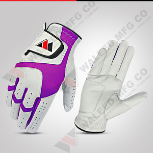 Logo personnalisé Cabretta cuir antidérapant doux respirant gant de golf prix de vente entier 2024 hommes gants de golf - Product Image 1