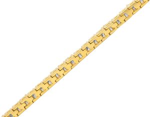 Women's Tennis Bracelet in 925 Sterling <b>Silver</b> Gold Plated VVS Moissanite Luxury Jewelry <b>for</b> Gift & Party Occasions - Product Image 5