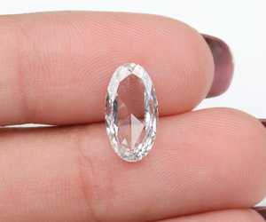 1.01CT กุหลาบตัดในห้องปฏิบัติการหลวมเพชรของขวัญแต่งงานสำหรับแหวนจี้ต่างหูใช้สำหรับทำเครื่องประดับ - Product Image 1