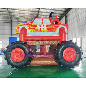 <b>Inflatable</b> Tank Bounce <b>House</b> Commercial <b>Inflatable</b> Jumping Castle Red Flame <b>Inflatable</b> Jumper Court - Product Image 3