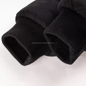 2025 ODM, chaqueta acolchada de burbujas azul personalizada para hombre, abrigo de invierno de alta calidad, capucha de gran tamaño desmontable, abrigo de diseñador teñido liso - Product Image 3