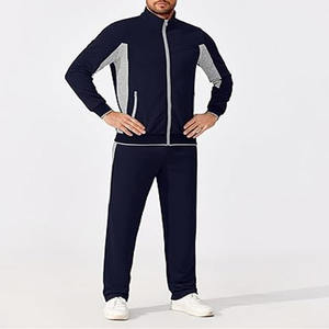 Survêtement de jogging d'entraînement personnalisé de haute qualité, écologique, longueur genou, pour homme, coupe classique, fermeture éclair, téléchargé par Dress Sports - Product Image 6