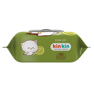 100 pièces de lingettes humides Kinkin non tissées d'hygiène écologique pour bébés fabriquées au Vietnam lingettes nettoyantes pour bébés - Product Image 6