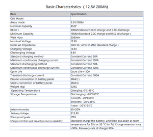 Batterie LiFePO4 à semi-conducteurs ABS 12,8V 100A 200A 300A BMS R10 12V 100Ah 150Ah 200Ah <span class=keywords><strong>5000</strong></span> Cycles -20-60°C pour VR, Bateau, Solaire - Product Image 4