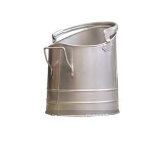 Cubo de Hierro Metálico de Latón Antiguo de Estilo Elegante con Asa para Almacenar Leña, Carbón y Decoración del Hogar y Jardín - Product Image 5