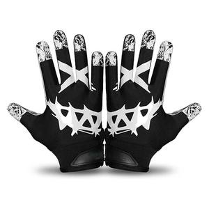 Guantes de Fútbol Americano Juveniles Más Vendidos para Adultos, Guantes de Receptor Suaves y Transpirables con Agarre Directo en la Palma - Product Image 1