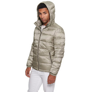 <b>Men</b> Winter Bubble Puffer <b>Jacket</b> Stand Collar Eco-Friendly <b>Lightweight</b> Custom Logo OEM Printed High Quality Pockets - Product Image 3