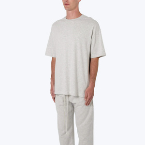 Fabricantes de algodón de gran tamaño de moda Camisetas para hombres Ropa de verano holgada Transpirable Casual Ligero Nueva colección de llegada - Product Image 2