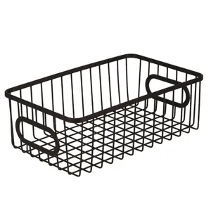 OEM Custom Size & Shape Organizers New Arrival Stack-able Metal Storage Basket For Home Office Buy From Indian Supplier