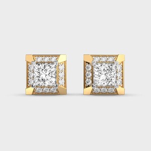Top Selling Dainty Diamond Threader Earrings in Gold Modern Style for Fashion-Forward Looks and Layered Earrings for Export - Product Image 1