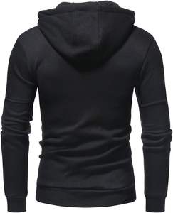 Conjunto de chándal para hombre, chándal de 2 piezas con cremallera y capucha, conjunto de chándal, chándal informal de manga larga, conjunto de entrenamiento para correr - Product Image 4