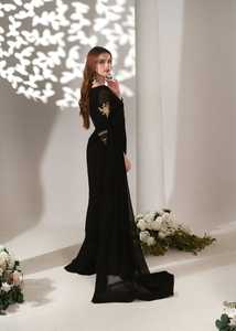 Sari en polyester brodé lourd de haute qualité, tendance, traditionnel indien et pakistanais, pour les fêtes de mariage, robe pour femmes, résistant à l'humidité - Product Image 6