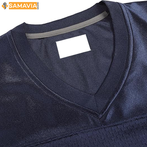 Maillot de football pour homme SAMAVIA avec panneaux en maille Couleurs d'équipe personnalisées Vêtements respirants RTS - Product Image 3