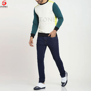Sweat Homme Col Ras Du Cou 2025 Conception Chaude OEM Sur Mesure Hommes Polaire Sweat Uni Avec Manches Longues - Product Image 5