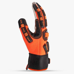 Guantes mecánicos de alto impacto para trabajo pesado Guantes DE TRABAJO DE SEGURIDAD DE cuero sintético resistentes a cortes Fabricante de fábrica Guantes mecánicos - Product Image 3
