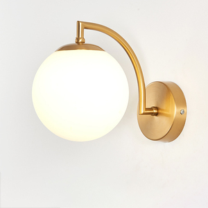 E27 ổ cắm thép + kính hiện đại bóng đèn khách sạn phòng ngủ Tường Đèn cổ điển - Product Image 1