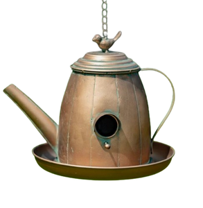 Pájaros salvajes para el hogar de colores al aire libre, suministros de jardín, jaula para pájaros hecha a mano, logotipo personalizado, pajareras colgantes de Metal - Product Image 5