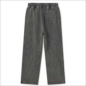 Best Quality Lightweight Acid Wash High Casual Sweatpants Men Plus Size Baggy Fit Stylish Custom Logo Vintage Jogger <b>Pants</b> 100% - Product Image 2