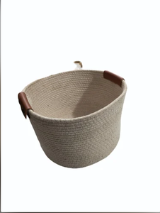 Cesta Ovalada de Rafia de Yute Resistente con Asa, Tejido Ecológico para Uso Duradero de Bebidas - Product Image 2