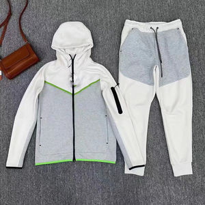 Chándal Deportivo Personalizado para Hombre, Estilo Hip Hop, con Capucha y Pantalones, de Felpa Técnica, Informal, de Algodón para Invierno - Product Image 6