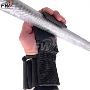 Crochets de levage de poids pour haltères, prix usine OEM, pour entraînement en salle de sport, fitness, musculation et powerlifting - Product Image 2