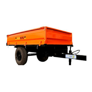 Achetez des remorques agricoles hydrauliques à bas prix, remorques agricoles à double essieu, chariots de transport de fumier pour utilisation sur le terrain - Product Image 4
