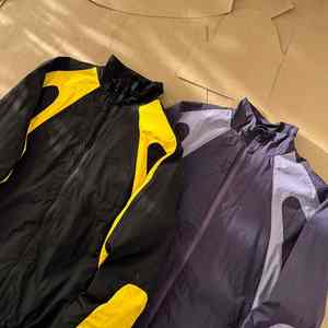 2025 NK Logo Designer veste de sport personnalisée pour hommes coupe-vent Polyester/coton impression numérique fermeture éclair conception automne saison - Product Image 6