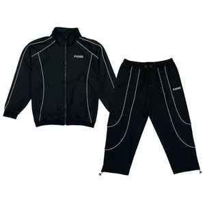 Custom Manufacturer Embroidery <b>Zip</b> <b>up</b> <b>Jacket</b> Jogger Set Sweat Pant Windbreaker Tracksuits for Men - Product Image 1