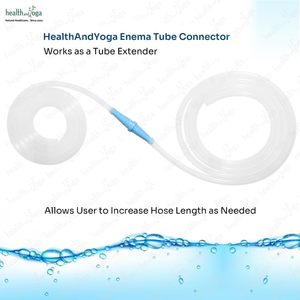 HealthAndYoga Connecteur de tube de lavement Crêtes réglables pour tuyaux de 8mm à 16mm Rallonge de tuyau pour kits de lavement Lot de 1 - Product Image 2