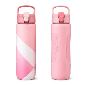 Bouteille de sport réutilisable et écologique, grande capacité, large ouverture, anti-fuite, légère, isolation thermique 12-24 heures - Product Image 1