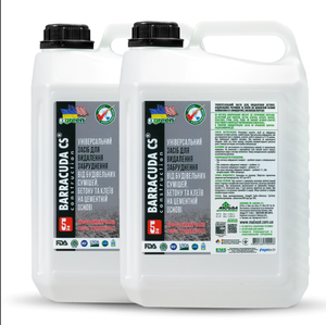 BARRACUDA CS 10 L Décapant professionnel pour ciment liquide transparent et mortier 100% concentré Qualité industrielle/de construction - Product Image 1