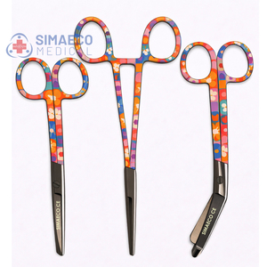 Juego de Tijeras de Enfermería Manuales de 3 Piezas, Tijeras Médicas Coloridas, Pinzas para Arterias de 6 Pulgadas, Tijeras de Enfermería de 5 Pulgadas, Tijeras para Vendajes de 5.5 Pulgadas, CE - Product Image 3