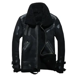 Manteau en fourrure de mouton véritable 100 % qualité supérieure, traitement tanné, mode hiver - Product Image 3