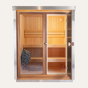 <span class=keywords><strong>Sauna</strong></span> extérieur pour 2 personnes, taille familiale, <span class=keywords><strong>sauna</strong></span> de jardin, thérapie par le bois, retraite bien-être - Product Image 4