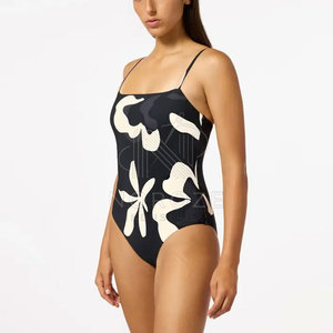 Maillot de bain sans manches en tissu de nylon doux quantité minimale de commande bas Maillot de bain de sport pour femme Couleurs et tailles personnalisées disponibles - Product Image 5