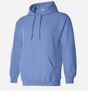 เสื้อฮู้ดดี้ผู้ชายสีฟ้าอ่อน คุณภาพสูง ผ้าฝ้าย 100% เนื้อหนา ผ้าฟลีซ - Product Image 5
