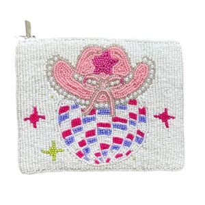 Luxe Travail Manuel Perlé Broderie Carotte Fleur Sequin Porte-Monnaie Élégant Fantaisie Premium Designer Belle Et Dernière Pour Fille - Product Image 3