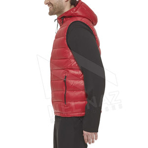 Veste coupe-vent streetwear pour homme, sans manches, imperméable, de haute qualité, prix bas, vente en gros, fabrication en usine, hiver - Product Image 3