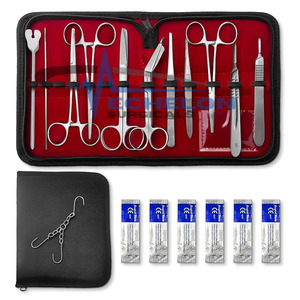 Kit de chirurgie mineure de 18 pièces, ensemble d'instruments chirurgicaux en acier inoxydable de qualité allemande - Product Image 5