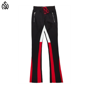 Pantalones Acampanados para hombre Nuevos pantalones acampanados informales para hombre Buena calidad El mejor color liso Pantalón de sudor acampanado hecho a mano - Product Image 1