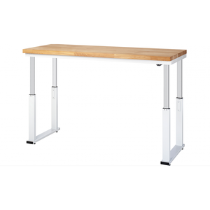 Banco da lavoro elettrico regolabile in altezza, B1500xT700xH740-1140mm, B-piastra-40 mm - Product Image 3